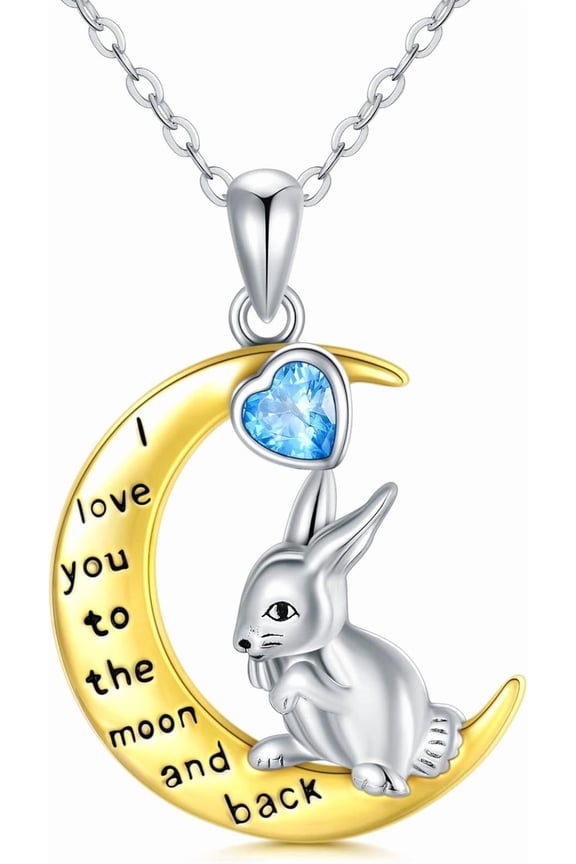 Sterling Silver Cute Owl/Cat/Frog/Rabbit/Alpaca Pendant Necklace for Women Animal Jewelry