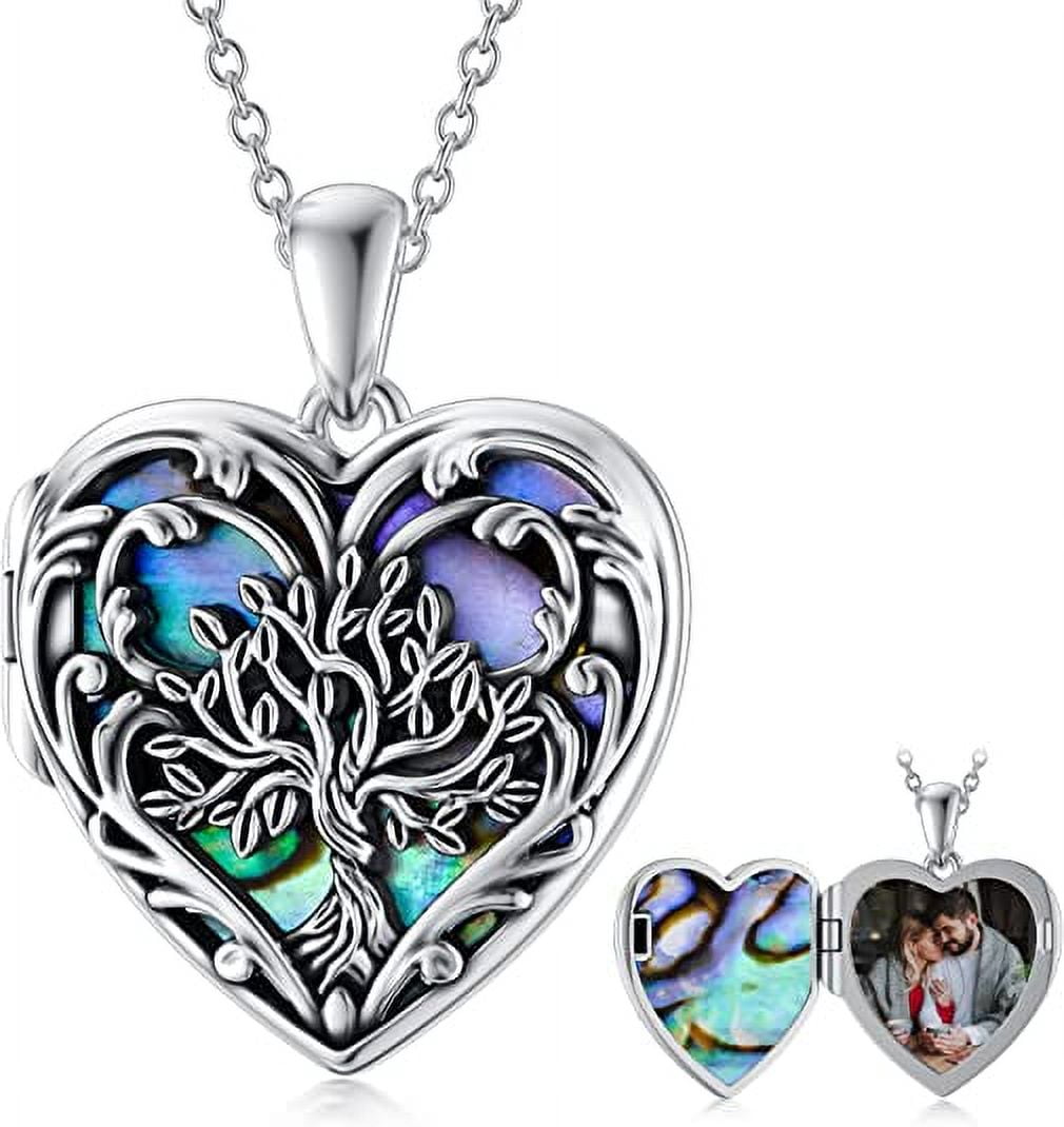 Heart shaped tree of life deals necklace