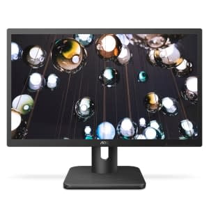 AOC - 20E1H 19.5" Widescreen HD Plus Monitor (HDMI,VGA) - Black