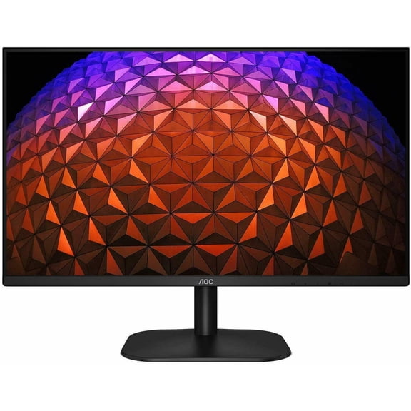 AOC 27B2H 27" Full HD IPS Monitor, 3-Sided Frameless & Ultra Slim Design, HDMI and VGA inputs, Lowblue Mode, VESA Compatible
