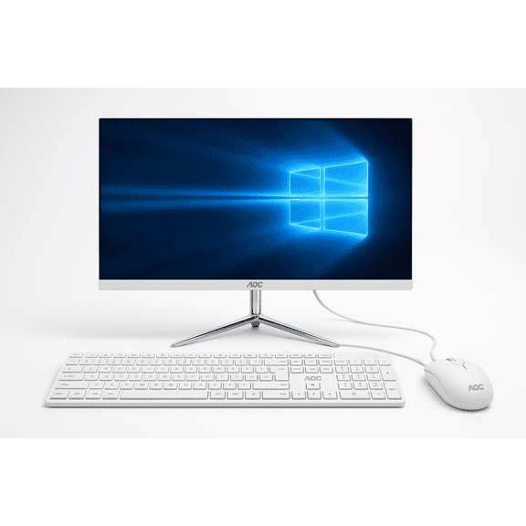 AOC AIOE99 All in One PC Intel Core i5-13500T 24 AOC 1920x1080 LED FHS IPS Display 16GB DDR4 512GB SSD PC Desktop Computer Win11 All In One Office Design Home Game