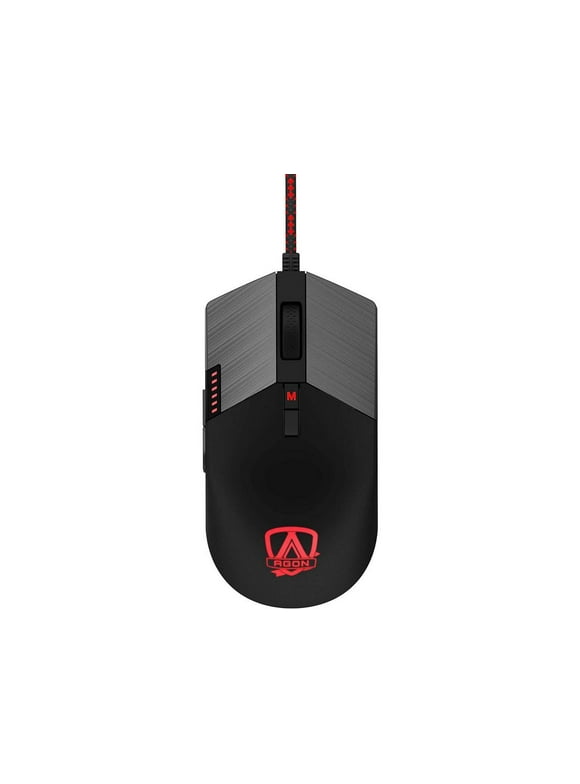 AOC Agon AGM700 Gaming Mouse - 16,000 DPI - Omron Switches - RGB Effects - Adjustable DPI - Adjustable Weight