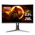 thumbnail image 1 of AOC C27G2Z 27" Curved Frameless Ultra-Fast Gaming Monitor, FHD 1080p, 0.5ms 240Hz, FreeSync, HDMI/DP/VGA, Height Adjustable, 3-Year Zero Dead Pixel Guarantee, Black, 27" FHD Curved, 1 of 5