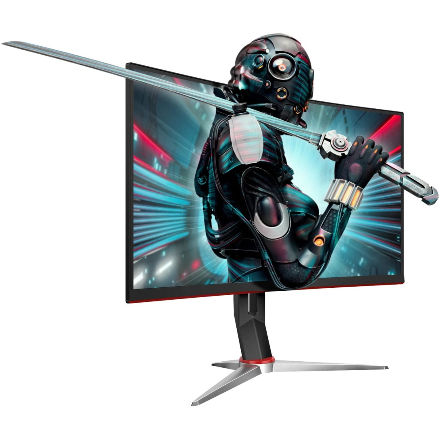 AOC CQ27G2S/BK Ecran PC 27'' QHD Incurvé Gamer - VA 1ms 144Hz - HDMI,  DisplayPort, USB - Freesync avec Quadrimedia