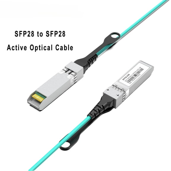 AOC Cable 25GB SFP OM3 5M/7M/10M/20M 25GB ASE Active Optical SFP Cable(AOC) for Cisco,MikroTik,Ubiquiti Etc Switch Fiber Optic