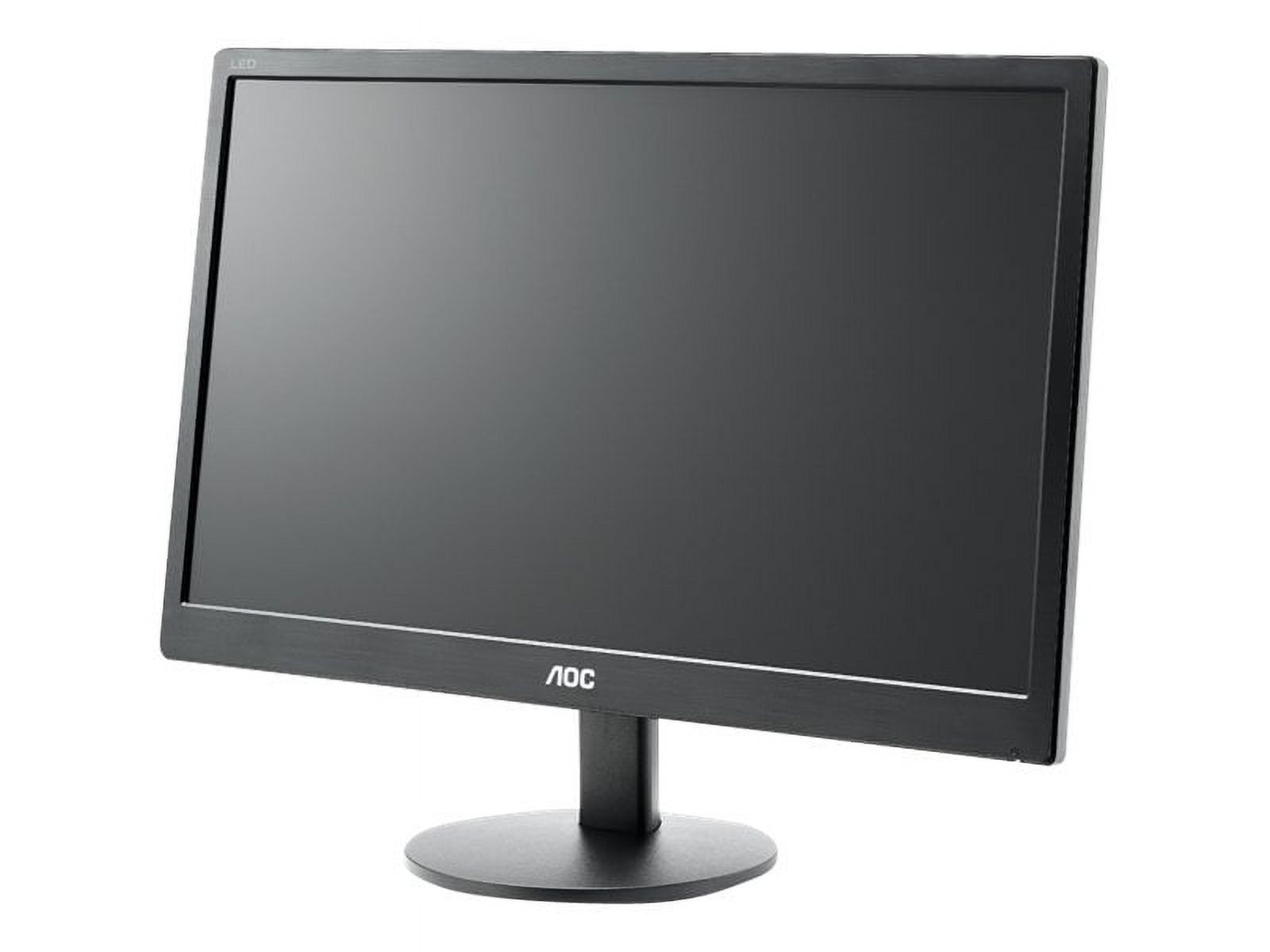 AOC E970SWN - LED monitor - 18.5" - 1366 x 768 @ 60 Hz - TN - 200 cd/m������ - 700:1 - 5 ms - VGA - black - image 1 of 6