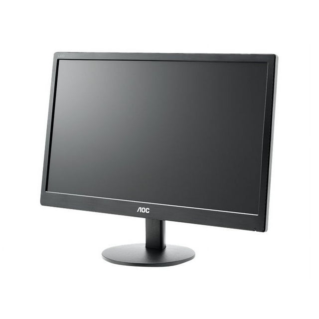 AOC E970SWN - LED monitor - 18.5" - 1366 x 768 @ 60 Hz - TN - 200 cd/m������ - 700:1 - 5 ms - VGA - black