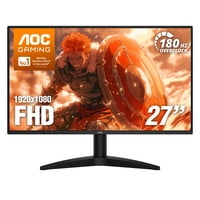 AOC G27MC36N 27" Widescreen Full HD 1080p (1920 x 1080) 180Hz 1ms IPS NVIDIA G-Sync Gaming Monitor
