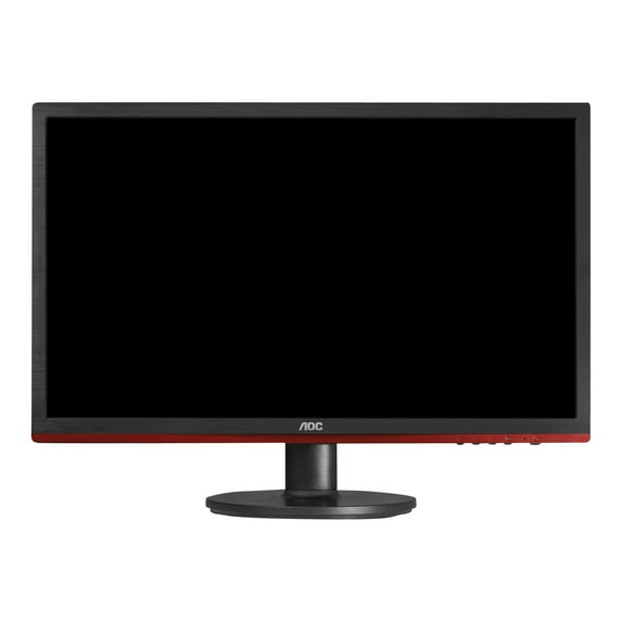 AOC Gamer Sniper G2460VQ6 - LED monitor - 24" - 1920 x 1080 Full HD (1080p) @ 75 Hz - TN - 250 cd/m�� - 1000:1 - 1 ms - HDMI, VGA, DisplayPort - speakers - black
