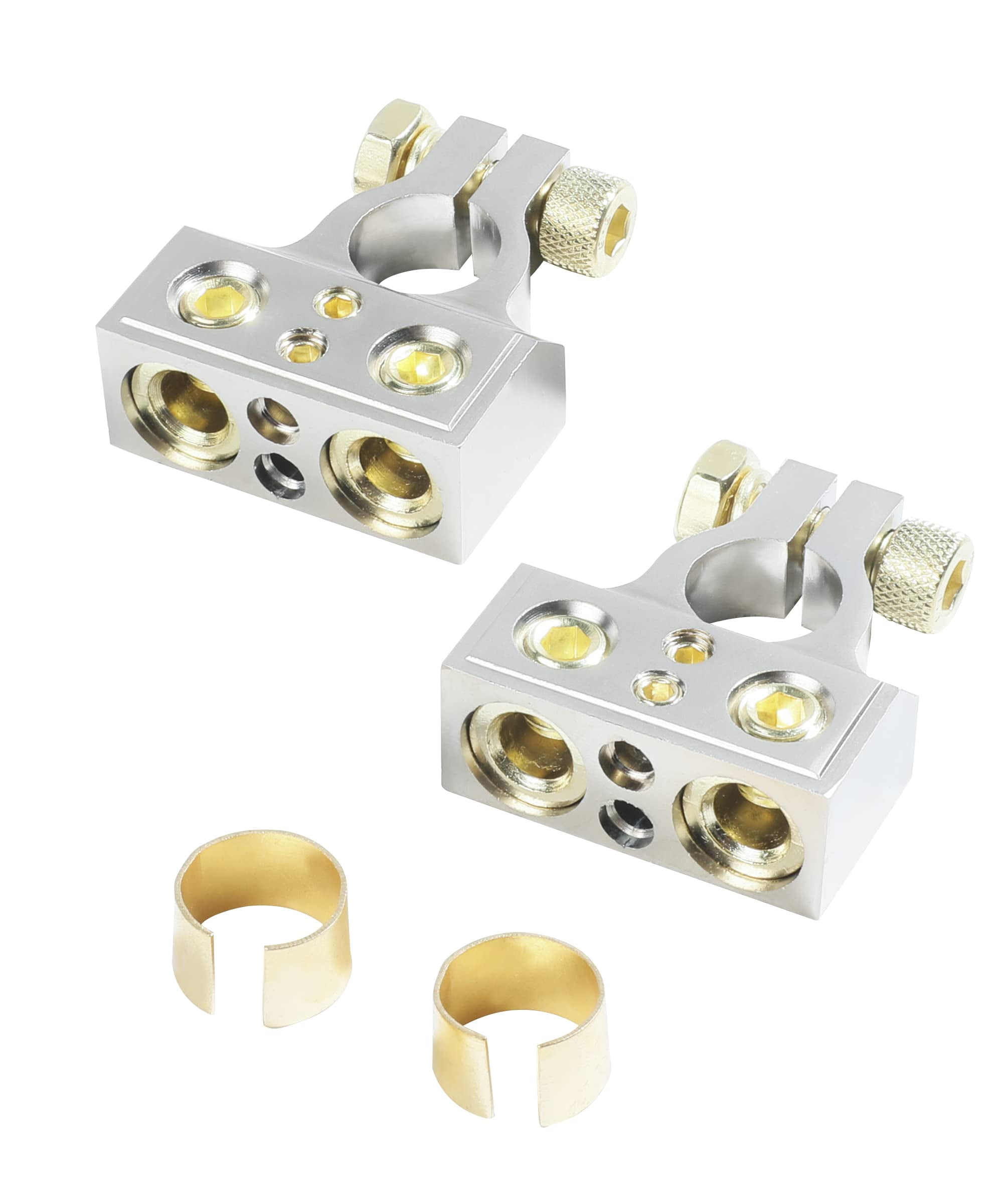 AOCISKA 2 Packs Battery Terminal Connectors,Positive and Negative ...