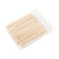 AODONG 100PCS Orange Sticks for Nails Wooden Cuticle Pusher & Remover
