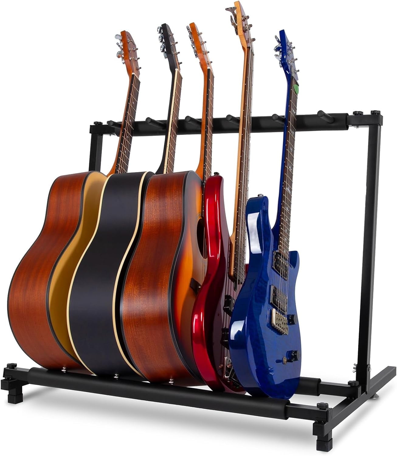 Dextrus Guitar Stand 4 Holder, Storage Drawer and Power