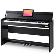AODSK B-85 88-Key Weighted Hammer Action Digital Piano   Full-Size with Furniture Stand, Triple Pedals, Built-in Speakers, Beginner Course   Home Digital Piano