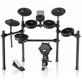 AODSK Electric Drum Set with Quiet Mesh Heads, 260 Sounds, 30 Drum Kits, USB MIDI, Headphones, Drumset for Adult Beginner