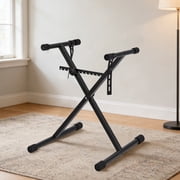 AODSK Single-X Steel Keyboard Stand – Adjustable Width & Height, Locking Straps, Quick Release Mechanism