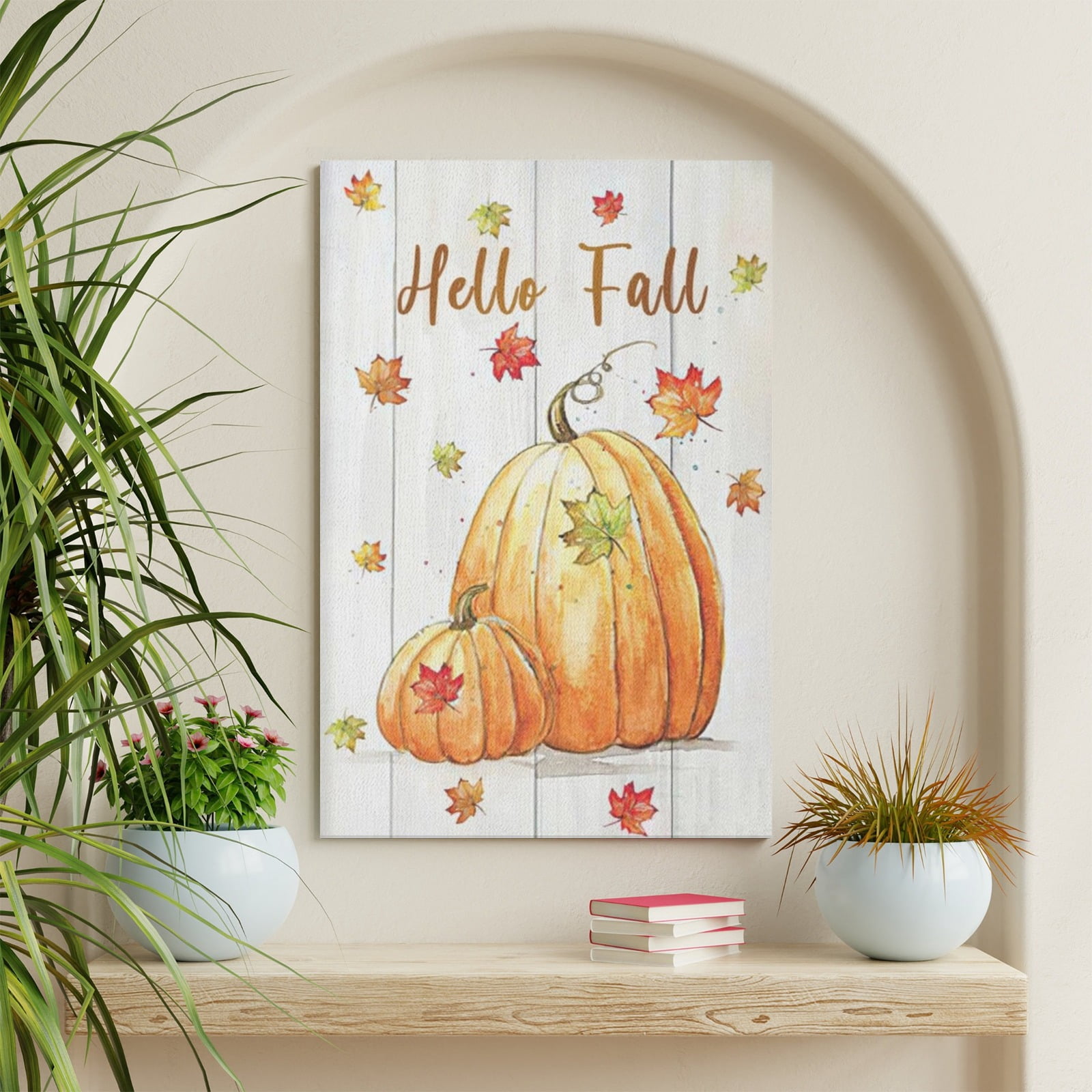 AOEX Farmhouse Pumpkin Wall Art Country Fall Bathroom Wall Decor Autumn ...