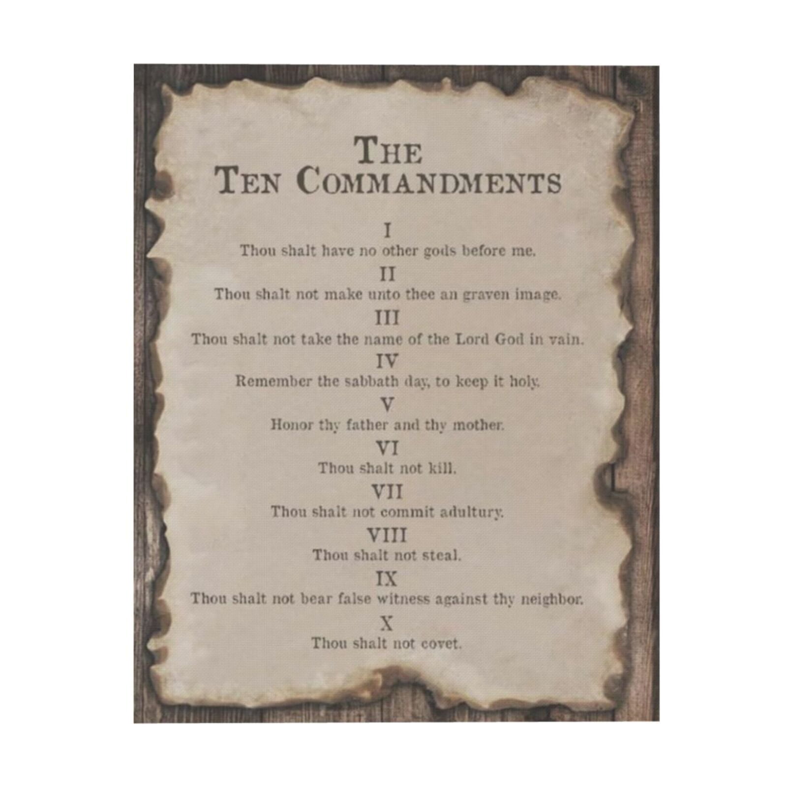 Curated visual reference: Fresh Look at Aoex Ten Commandments Wall Art 10 Commandments Pictures Wall Decor