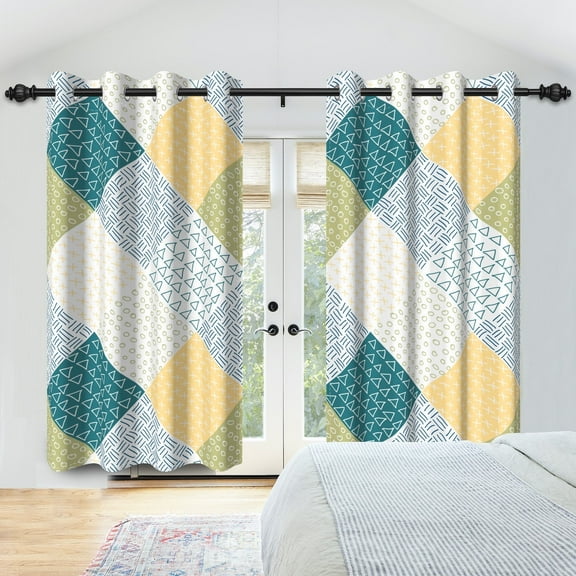 AOFOTO Blackout Curtains for Bedroom and Living Room - 2 Panels Set Thermal Insulated Room Darkening Curtains (42 x 63 Inch)