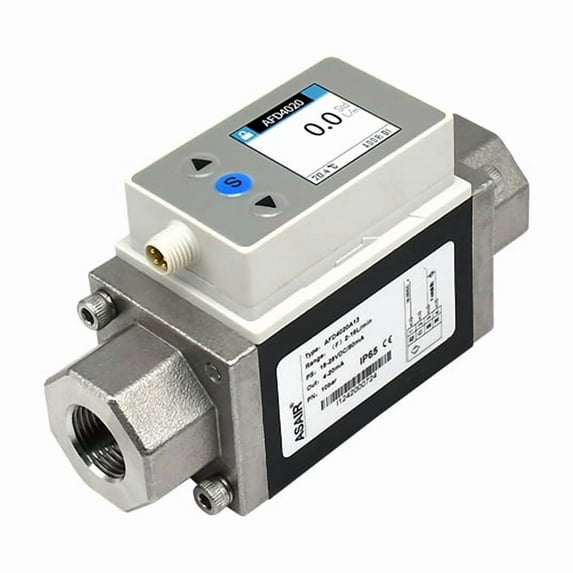 ASAIR Vortex Liquid Water Flow Meter Sensor 0.5-250L/min Water Digital Flow Switch AFD Series