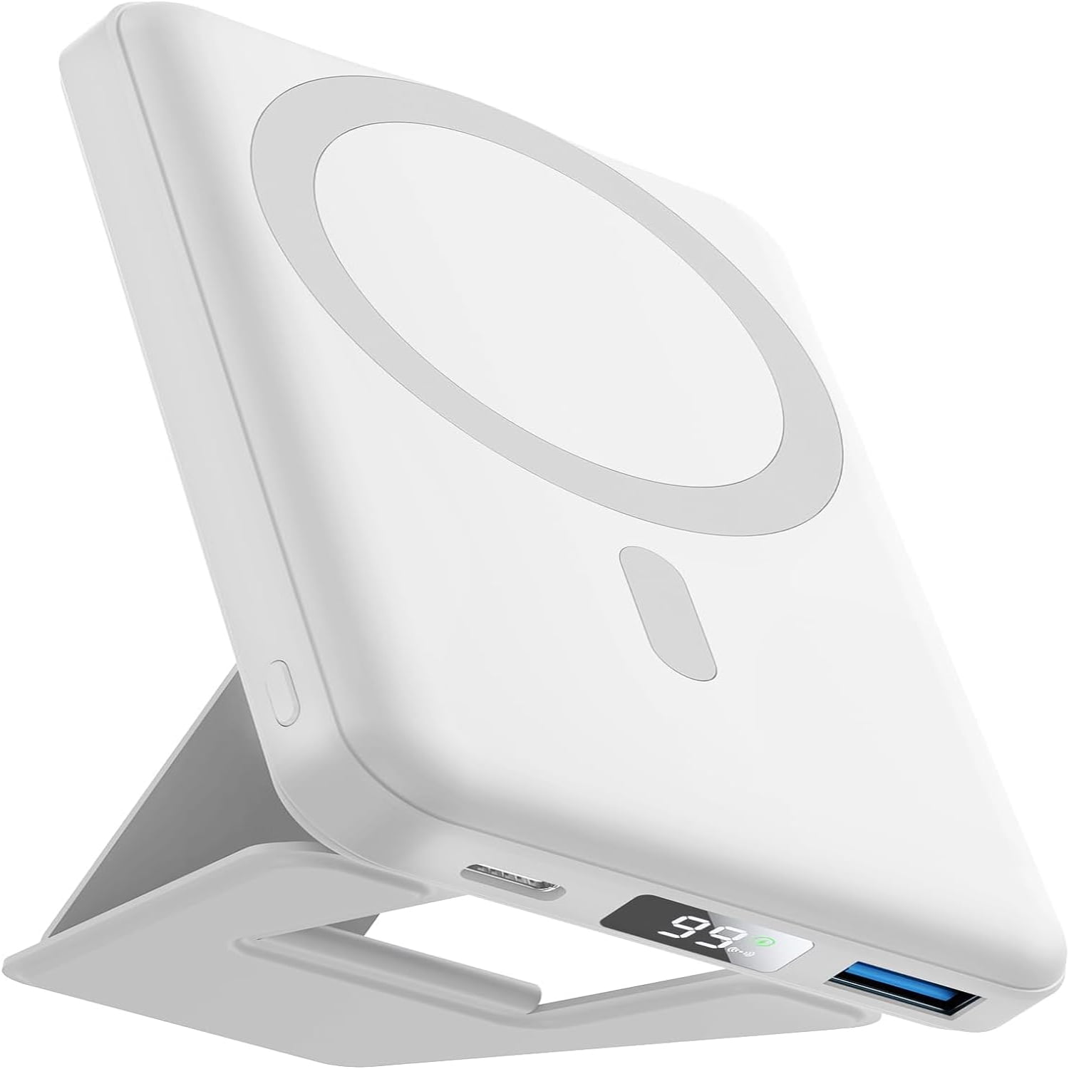 AOGUERBE Power Bank 10000mAh Foldable Wireless Portable