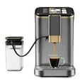 thumbnail image 1 of AOILE 1-Piece Fully Automatic Coffee Machine – ABS+PC Construction, Automatic Milk Frothing, TFT Screen, High-End Model, 120V/60Hz/1350W, US Standard, Gold/Grey, 1 of 8