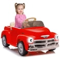 thumbnail image 1 of AOILE 12V Ride On Toys for Ks, Licensed Chevrolet Remote Control Car, Red, 1 of 7
