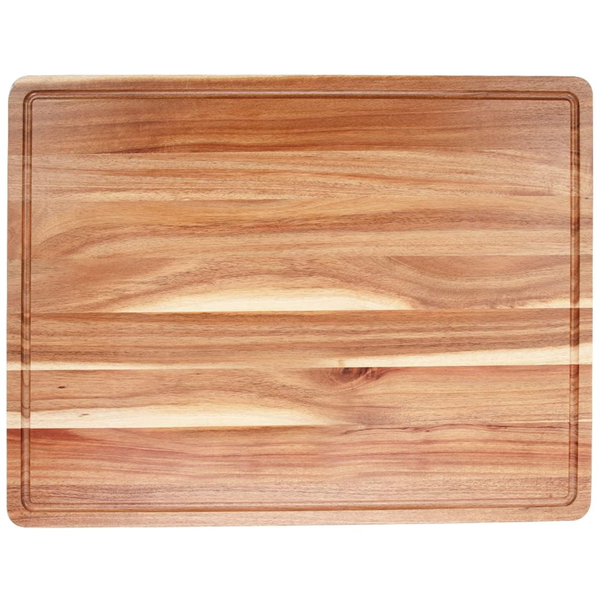 AOILE 24" x 18" Acacia Wooden Cutting Boards, 1.2" Thick Cutting Board for kitchen, Homes & Garden