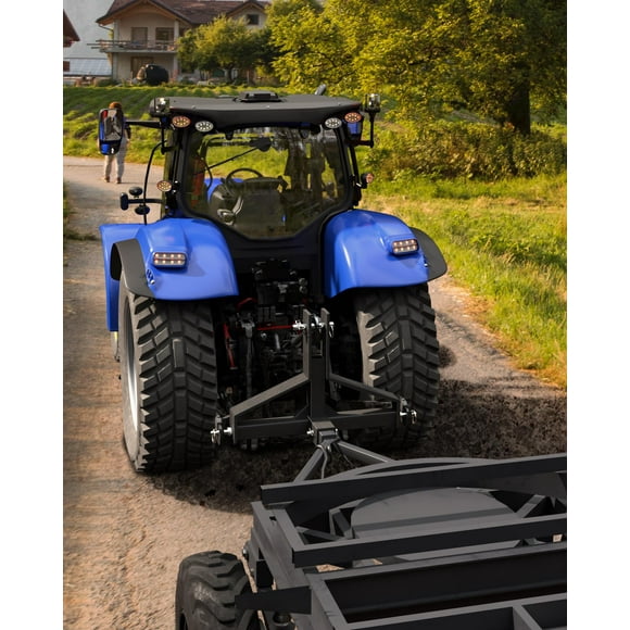 AOILE 3-Point Hitch Receiver – Heavy-Duty 2" Receiver for Category 1 Tractor, Compatible with Kubota, John Deere, BX, LM25H, WLM, NorTrac, Yanmar, Kioti, Cat