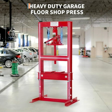 AOILE 6 Ton Hydraulic Press, H-Frame Garage Floor Shop Press with Press Plates, Heavy-Duty Adjustable Hydraulic Shop Press, for Auto Bending Stamping