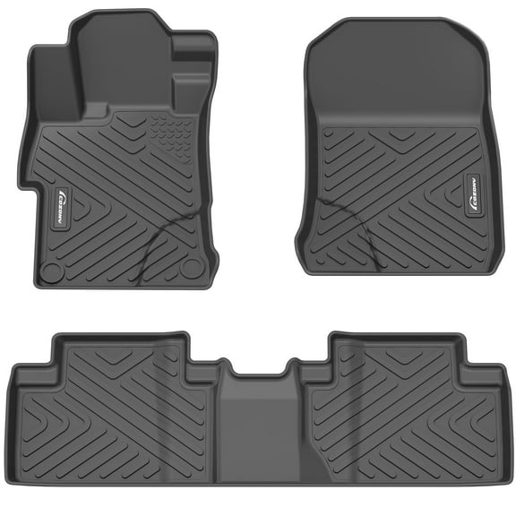 AOILE All-Weather Floor Mats for 2012–2015 Hon da Civic – Heavy Duty TPE Floor Liners, Custom Fit, Anti-Skid, Black