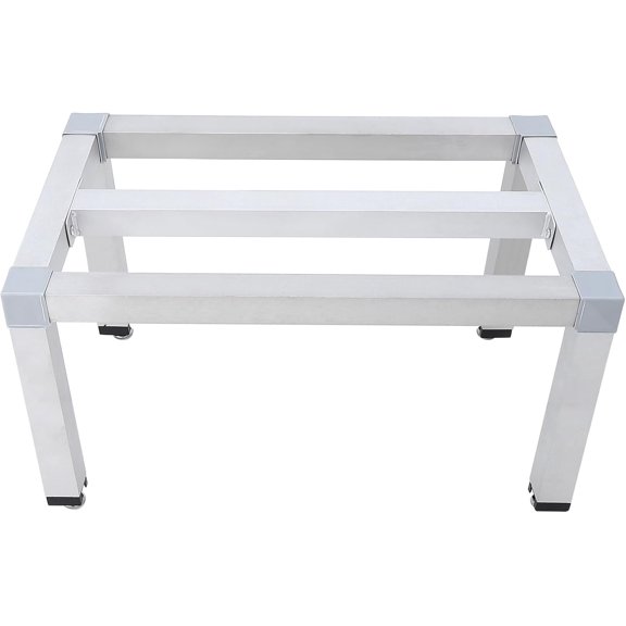 AOILE Aluminum Dunnage Rack, 18''x12''x12'' Commercial Floor Food Shelf 1000 Lb Capacity