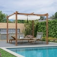 thumbnail image 1 of AOILE Aluminum Pergola – Outdoor Pergola with Adjustable Canopy, Reinforced Metal Frame for Backyard, Garden, and Deck, 1 of 8