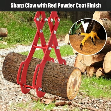 AOILE Steel Log Lifting Tongs – Robust Logging Tool with 2/4 Claws & Claws Design – 18", 36" Options for Efficient Logging & Skidding
