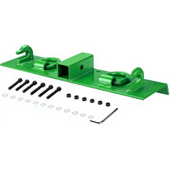 AOILE Tractor Bucket Grab Hooks,Heavy Duty Bolt On Compact Tractor Bucket Hooks 2 in Receiver Compatible with 1025R 2320 2520 2720 2025R 2032R 2038R 3032E 4010 4100 4110 4115 (4100Z)