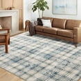 thumbnail image 1 of AOILE Washable Plaid Runner Rug – Ultra-Soft Modern Farmhouse Area Rug for Hallway, Bedroom, Living Room, Kitchen, Bathroom, and Entryway, 1 of 6