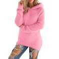 thumbnail image 1 of AOIROE Sweaters for Women,Women's Fashion Hoodies & Sweatshirts,Cozy Sweaters for Women,Loose Fitting Tops for Women,Fall Sweaters for Women,Fall Clothes for Women 2025,Hot Pink,XL, 1 of 7