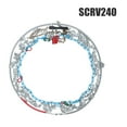thumbnail image 1 of AOJA 2Pcs Portable Snow Tire Chains, Semi-automatic Tighten Quick Install Tire Chains, Universal Emergency Tire Traction Chains for Passenger Car, Pickup Trucks, SUV, 1 of 7
