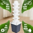 thumbnail image 1 of AOJA Hydroponic Growing Tower with 10L Tank, 6 Layers 30 Plants Indoor Hydroponics Growing System, Soilless Cultivation Herbs Fruits Vegetables Vertical Planter Tower Garden Kit, 1 of 5