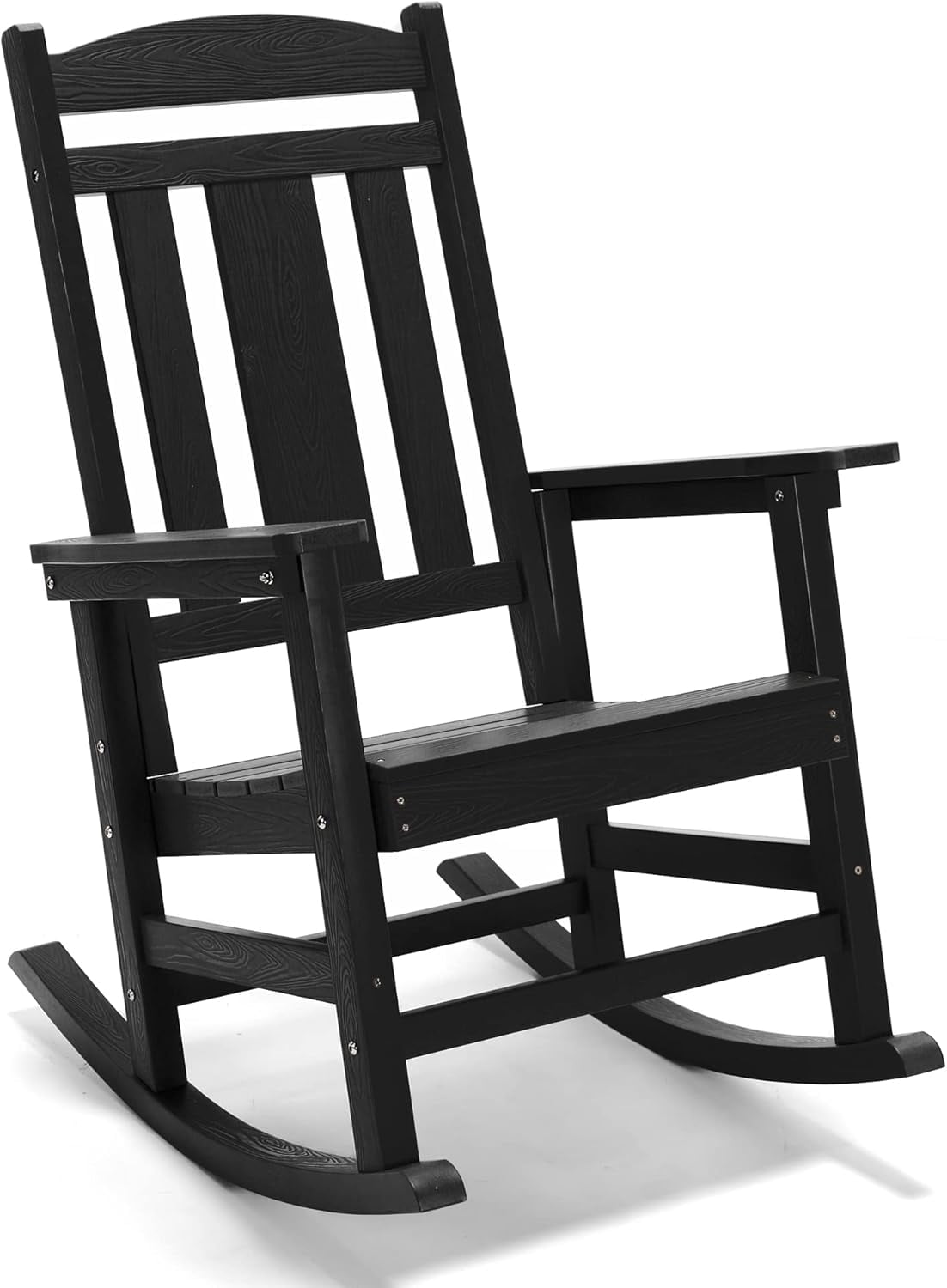 AOJDVE Rocking Chair Outdoor, Weather Resistant Poly Plastic Rocker ...