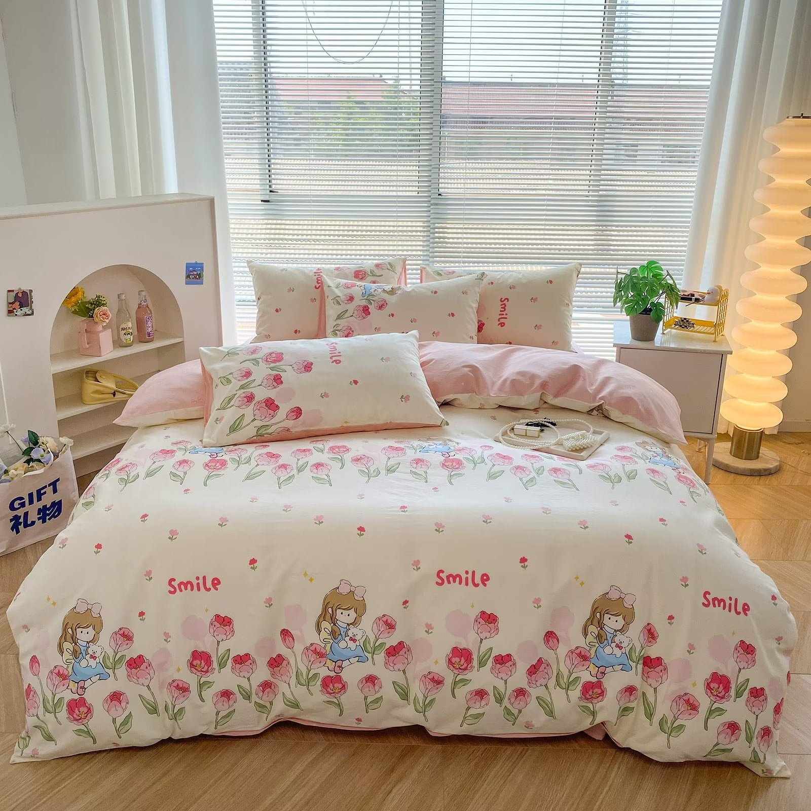 Anime Cartoon Series Printed Quilt Cover Two-piece Three-piece Children's  Bedroom Decorative Quilt Cover