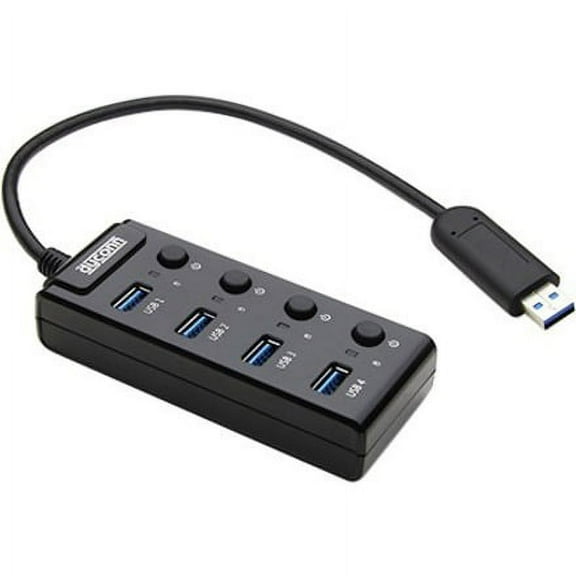 Portable 4 Port USB 3.0 Hub (HUB4B-P)
