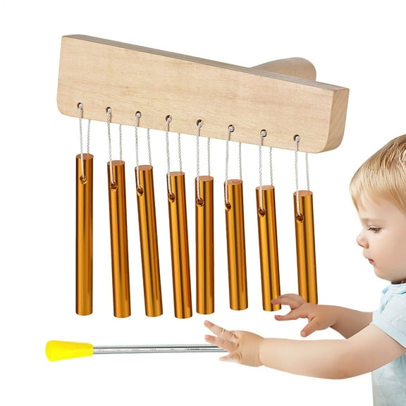 AOKAILA Hand Chimes Handheld Wind Chimes with Stick Hand Percussion Instruments Sound Healing Instruments for Adults Women Men Beginners qualified