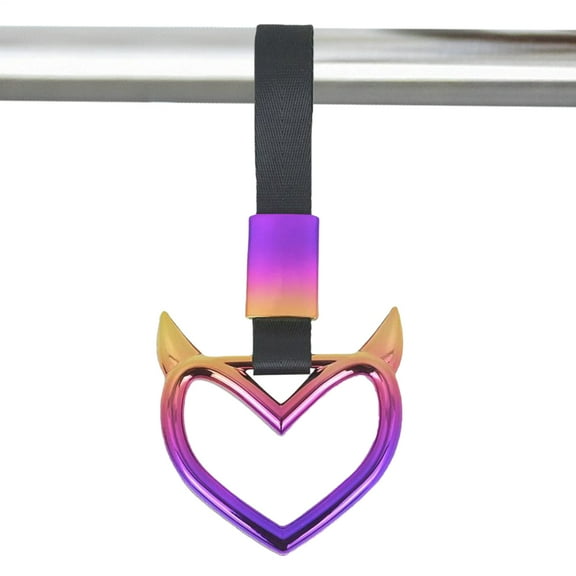 AOKAILA Handle Straps Drift Charm For Car Automotive Drift Charm Handle Heart-Shaped Fashion Car Accessory Supplies Bumper Warning Decor For RV Auto Sedans Vehicle stylish