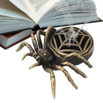 AOKAILA Incense Burner Buddhist Utensils Spider Burner Hollow Aromatherapy Clouds Incense Holder for Calming Soothing Atmosphere Room Altar Yoga Spa Zen Meditation Decor richly