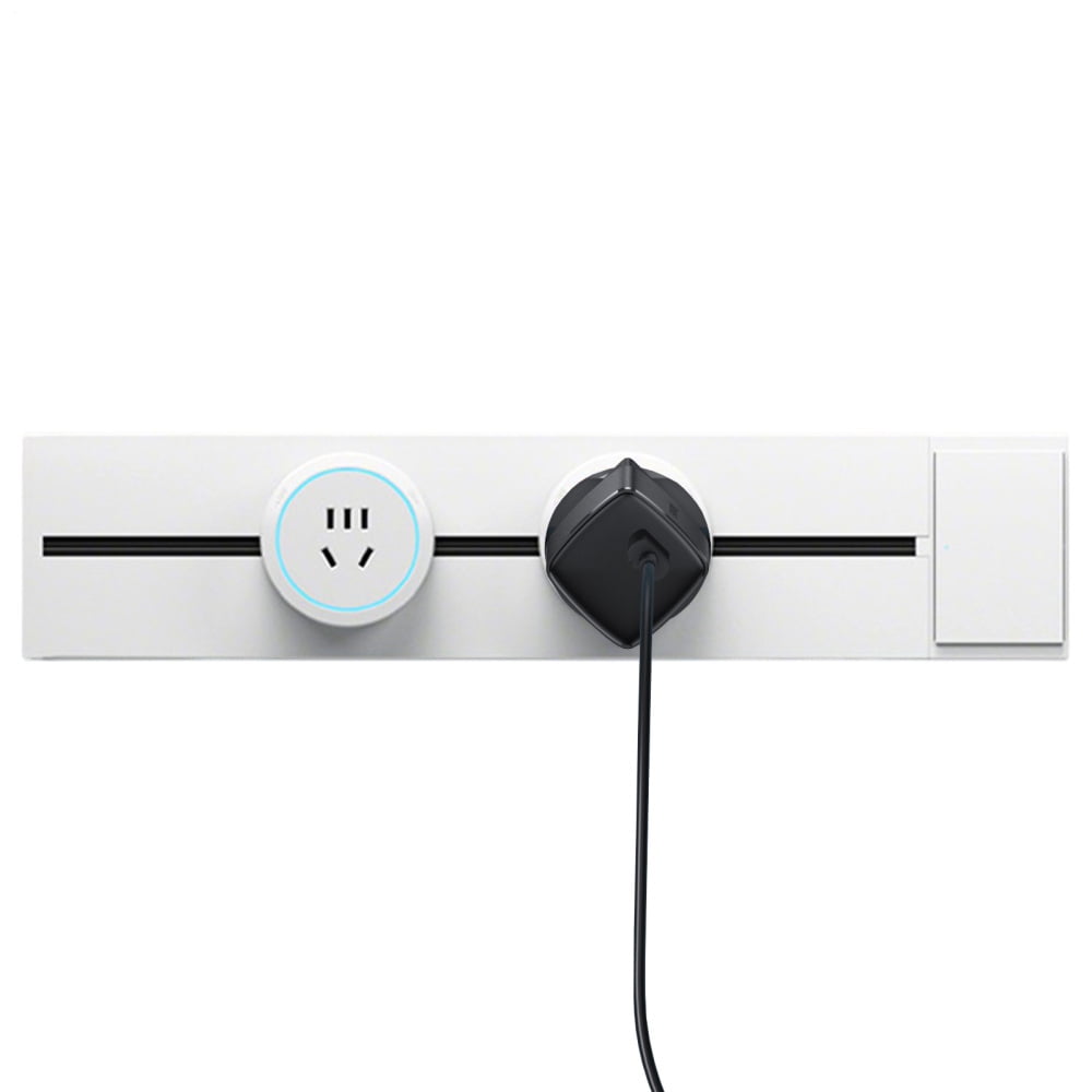 AOKAILA Power Socket Track Flexible Power Strip Rail Detachable Movable ...