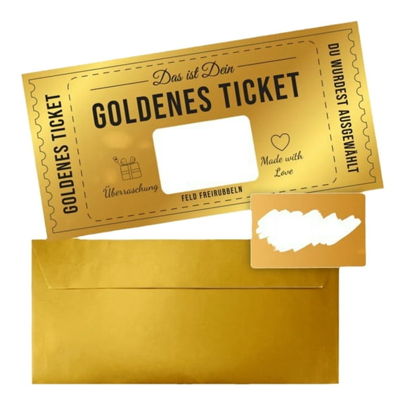 AOKAILA Scratch Off Ticket Scratch Off Tickets For Prizes Raffle Coupons Party Supply Bridal Shower Activity With Envelope And Stickers For Concert Wedding helpful