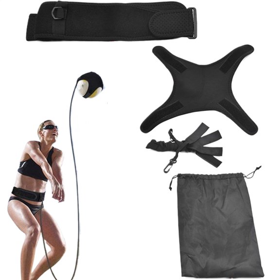 AOKAILA Volleyball Trainer Volleyball Rebounder Equipment Serving Practice Tool for Outdoor Gym Backyard School Course Tournament