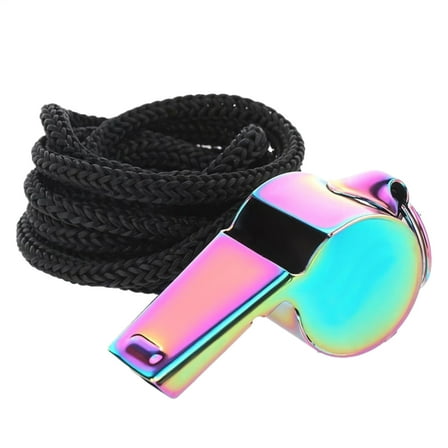 AOKAILA Whistles For Sports Stainless Steel Sports Whistles With Lanyard Multifunctional Outdoor Accessory For Basketball Volleyball dependable
