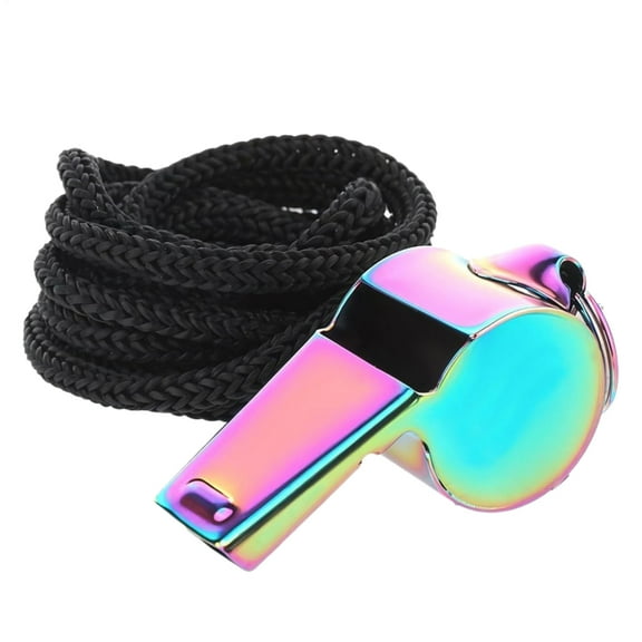 AOKAILA Whistles For Sports Stainless Steel Sports Whistles With Lanyard Multifunctional Outdoor Accessory For Basketball Volleyball dependable