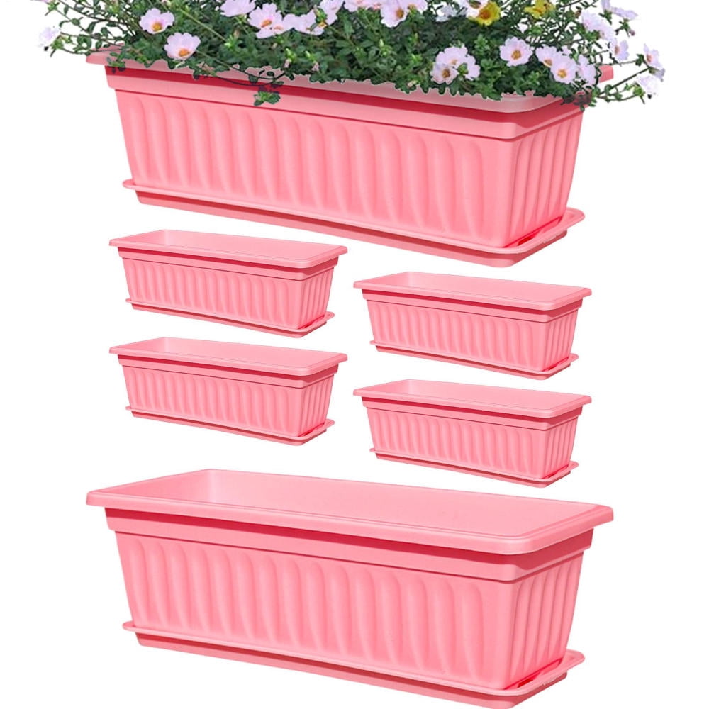 AOKAILA Window Box Flower Window Box 6X Weather Resistant Container ...